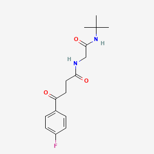 N-[2-(tert-butylamino)-2-oxoethyl]-4-(4-fluorophenyl)-4-oxobutanamide