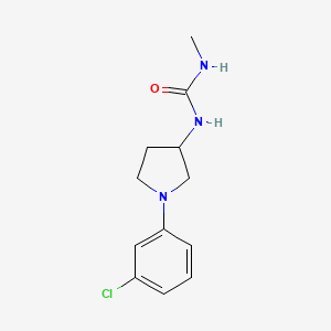 1-[1-(3-Chlorophenyl)pyrrolidin-3-yl]-3-methylurea