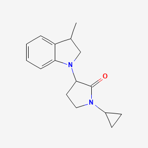 1-Cyclopropyl-3-(3-methyl-2,3-dihydroindol-1-yl)pyrrolidin-2-one