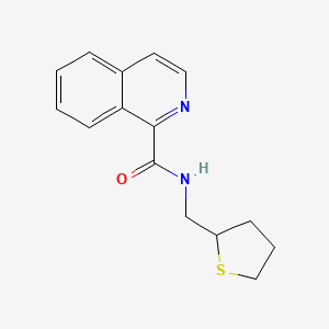 N-(thiolan-2-ylmethyl)isoquinoline-1-carboxamide