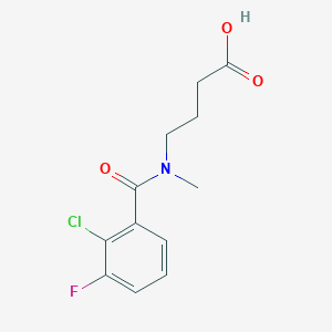 4-[(2-Chloro-3-fluorobenzoyl)-methylamino]butanoic acid