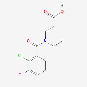 3-[(2-Chloro-3-fluorobenzoyl)-ethylamino]propanoic acid