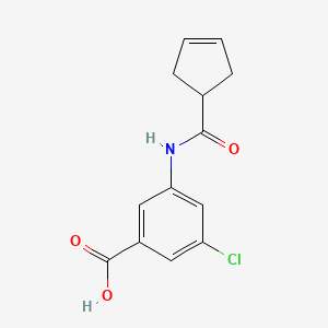 3-Chloro-5-(cyclopent-3-ene-1-carbonylamino)benzoic acid