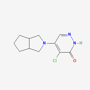 4-(3,3a,4,5,6,6a-hexahydro-1H-cyclopenta[c]pyrrol-2-yl)-5-chloro-1H-pyridazin-6-one