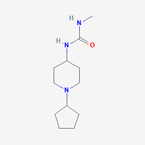 1-(1-Cyclopentylpiperidin-4-yl)-3-methylurea