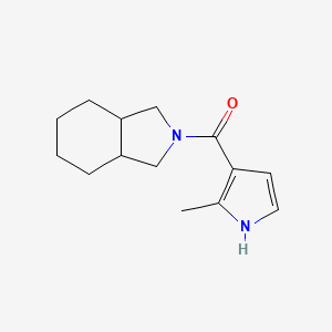 1,3,3a,4,5,6,7,7a-octahydroisoindol-2-yl-(2-methyl-1H-pyrrol-3-yl)methanone