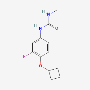 1-(4-Cyclobutyloxy-3-fluorophenyl)-3-methylurea