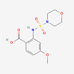 4-Methoxy-2-(morpholin-4-ylsulfonylamino)benzoic acid