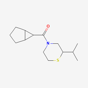 6-Bicyclo[3.1.0]hexanyl-(2-propan-2-ylthiomorpholin-4-yl)methanone