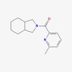 1,3,3a,4,5,6,7,7a-Octahydroisoindol-2-yl-(6-methylpyridin-2-yl)methanone