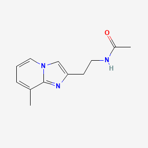 N-[2-(8-methylimidazo[1,2-a]pyridin-2-yl)ethyl]acetamide