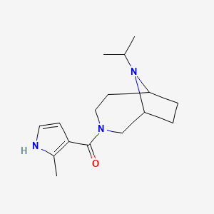 (2-methyl-1H-pyrrol-3-yl)-(9-propan-2-yl-3,9-diazabicyclo[4.2.1]nonan-3-yl)methanone