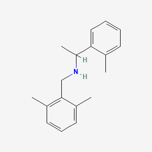 N-[(2,6-dimethylphenyl)methyl]-1-(2-methylphenyl)ethanamine