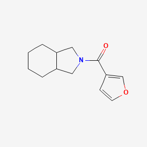 1,3,3a,4,5,6,7,7a-Octahydroisoindol-2-yl(furan-3-yl)methanone