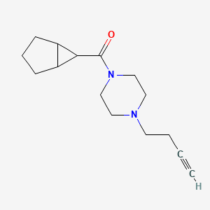 6-Bicyclo[3.1.0]hexanyl-(4-but-3-ynylpiperazin-1-yl)methanone