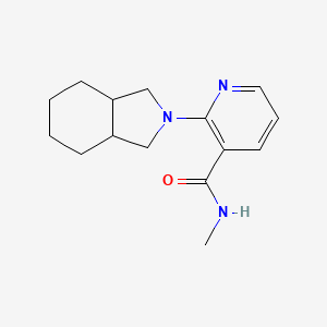 2-(1,3,3a,4,5,6,7,7a-octahydroisoindol-2-yl)-N-methylpyridine-3-carboxamide