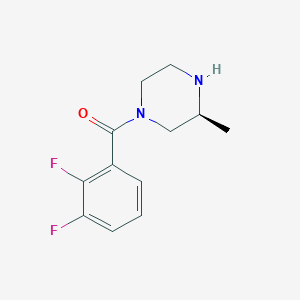 (2,3-difluorophenyl)-[(3S)-3-methylpiperazin-1-yl]methanone