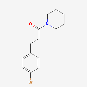 3-(4-Bromophenyl)-1-piperidin-1-ylpropan-1-one