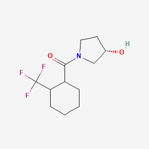 [(3S)-3-hydroxypyrrolidin-1-yl]-[2-(trifluoromethyl)cyclohexyl]methanone