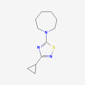 5-(Azepan-1-yl)-3-cyclopropyl-1,2,4-thiadiazole