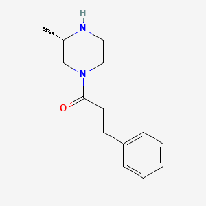 1-[(3S)-3-methylpiperazin-1-yl]-3-phenylpropan-1-one