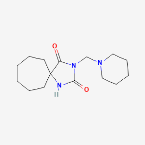 3-(Piperidin-1-ylmethyl)-1,3-diazaspiro[4.6]undecane-2,4-dione