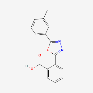 2-[5-(3-Methylphenyl)-1,3,4-oxadiazol-2-yl]benzoic acid