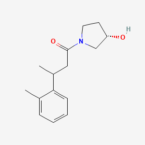 1-[(3S)-3-hydroxypyrrolidin-1-yl]-3-(2-methylphenyl)butan-1-one