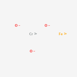 molecular formula CrFeO3 B076180 Chromium iron oxide CAS No. 12737-27-8