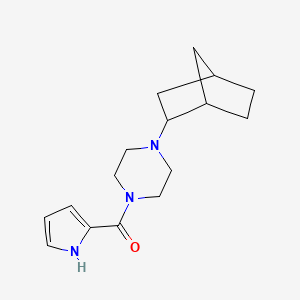 [4-(2-bicyclo[2.2.1]heptanyl)piperazin-1-yl]-(1H-pyrrol-2-yl)methanone