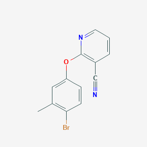 2-(4-Bromo-3-methylphenoxy)pyridine-3-carbonitrile