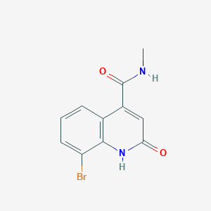 8-bromo-N-methyl-2-oxo-1H-quinoline-4-carboxamide