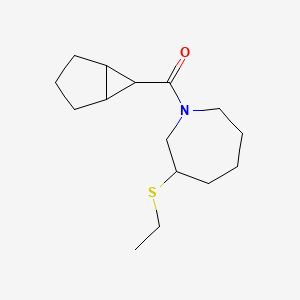 6-Bicyclo[3.1.0]hexanyl-(3-ethylsulfanylazepan-1-yl)methanone