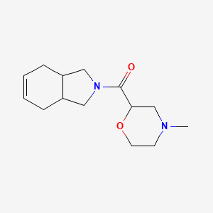 1,3,3a,4,7,7a-Hexahydroisoindol-2-yl-(4-methylmorpholin-2-yl)methanone