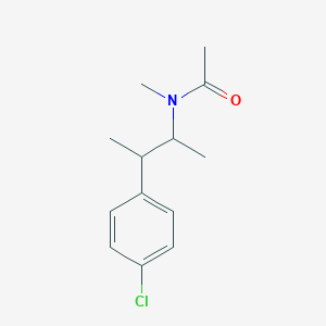 N-[3-(4-chlorophenyl)butan-2-yl]-N-methylacetamide