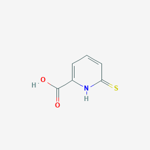 molecular formula C6H5NO2S B076183 6-Mercaptopicolinic acid CAS No. 14716-87-1