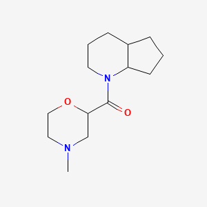 2,3,4,4a,5,6,7,7a-Octahydrocyclopenta[b]pyridin-1-yl-(4-methylmorpholin-2-yl)methanone