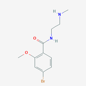 4-bromo-2-methoxy-N-[2-(methylamino)ethyl]benzamide