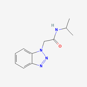 2-(benzotriazol-1-yl)-N-propan-2-ylacetamide