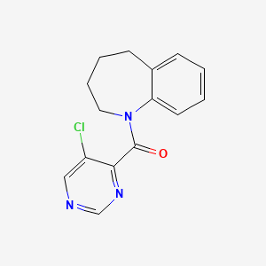 (5-Chloropyrimidin-4-yl)-(2,3,4,5-tetrahydro-1-benzazepin-1-yl)methanone