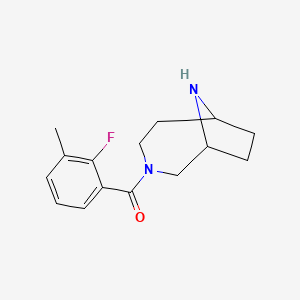 3,9-Diazabicyclo[4.2.1]nonan-3-yl-(2-fluoro-3-methylphenyl)methanone