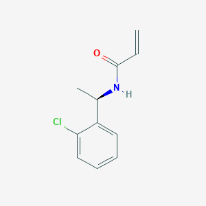 N-[(1R)-1-(2-chlorophenyl)ethyl]prop-2-enamide