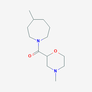 (4-Methylazepan-1-yl)-(4-methylmorpholin-2-yl)methanone