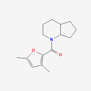 2,3,4,4a,5,6,7,7a-Octahydrocyclopenta[b]pyridin-1-yl-(3,5-dimethylfuran-2-yl)methanone