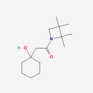 2-(1-Hydroxycyclohexyl)-1-(2,2,3,3-tetramethylazetidin-1-yl)ethanone