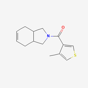 1,3,3a,4,7,7a-Hexahydroisoindol-2-yl-(4-methylthiophen-3-yl)methanone