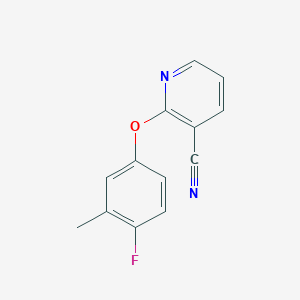 2-(4-Fluoro-3-methylphenoxy)pyridine-3-carbonitrile