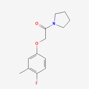 2-(4-Fluoro-3-methylphenoxy)-1-pyrrolidin-1-ylethanone