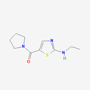 [2-(Ethylamino)-1,3-thiazol-5-yl]-pyrrolidin-1-ylmethanone