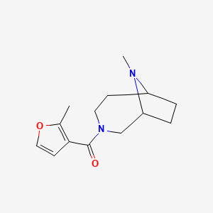 (9-Methyl-3,9-diazabicyclo[4.2.1]nonan-3-yl)-(2-methylfuran-3-yl)methanone